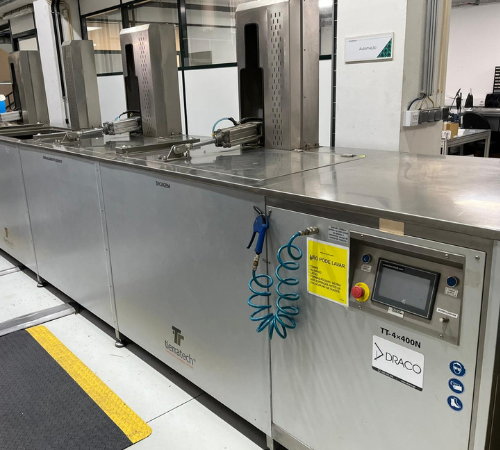 Máquina de lavagem por ultrassons multicuba TT-400N da Tierratech