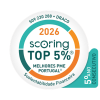 Selo Scoring TOP 5% Melhores PME Portugal 2026 – DRACO